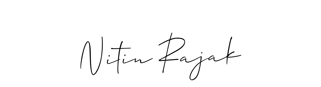 Check out images of Autograph of Nitin Rajak name. Actor Nitin Rajak Signature Style. Allison_Script is a professional sign style online. Nitin Rajak signature style 2 images and pictures png