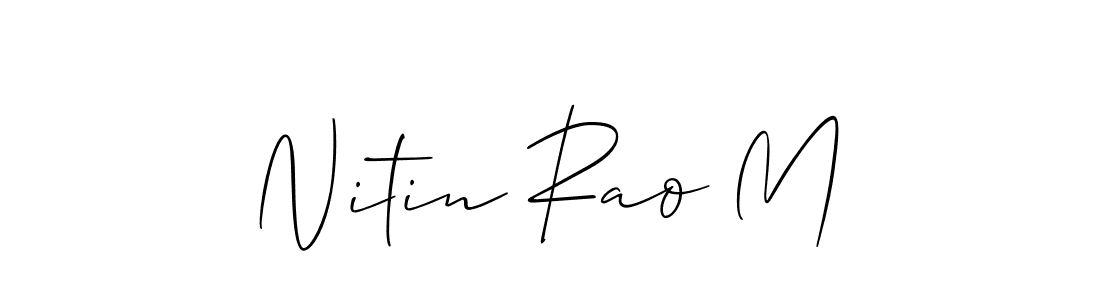 See photos of Nitin Rao M official signature by Spectra . Check more albums & portfolios. Read reviews & check more about Allison_Script font. Nitin Rao M signature style 2 images and pictures png