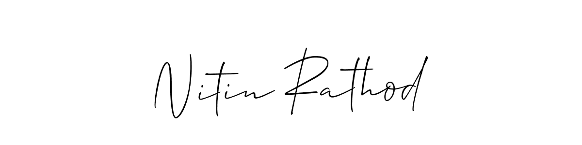 Best and Professional Signature Style for Nitin Rathod. Allison_Script Best Signature Style Collection. Nitin Rathod signature style 2 images and pictures png