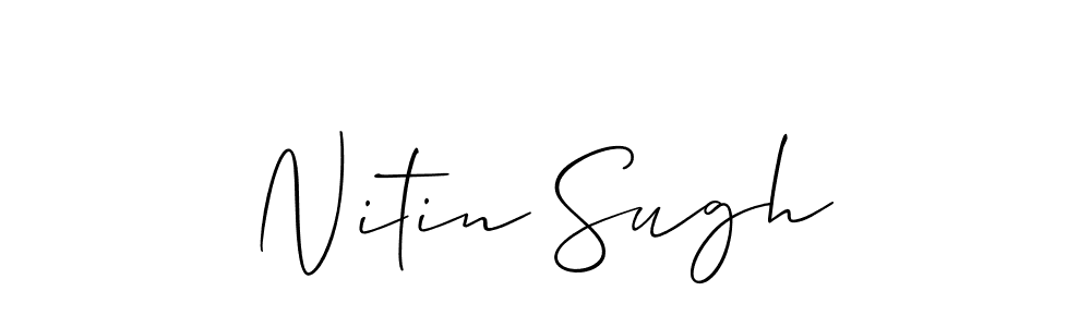Once you've used our free online signature maker to create your best signature Allison_Script style, it's time to enjoy all of the benefits that Nitin Sugh name signing documents. Nitin Sugh signature style 2 images and pictures png