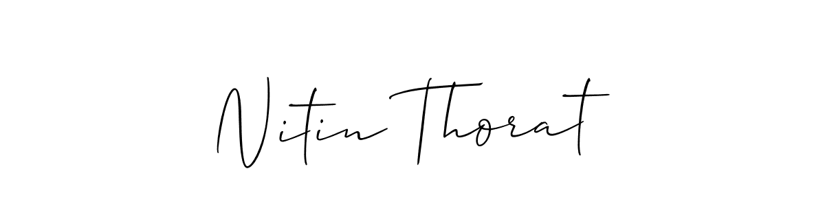 This is the best signature style for the Nitin Thorat name. Also you like these signature font (Allison_Script). Mix name signature. Nitin Thorat signature style 2 images and pictures png