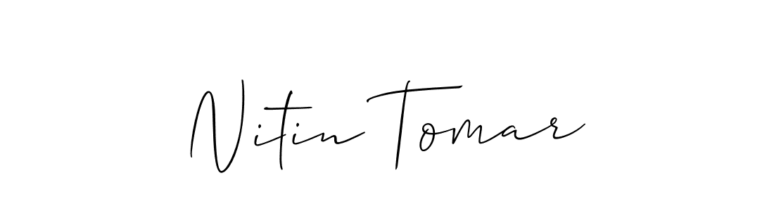 Make a beautiful signature design for name Nitin Tomar. Use this online signature maker to create a handwritten signature for free. Nitin Tomar signature style 2 images and pictures png