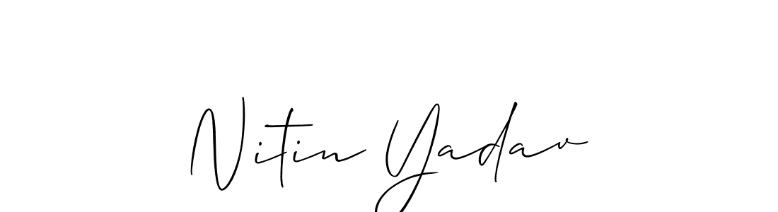 Make a beautiful signature design for name Nitin Yadav. Use this online signature maker to create a handwritten signature for free. Nitin Yadav signature style 2 images and pictures png