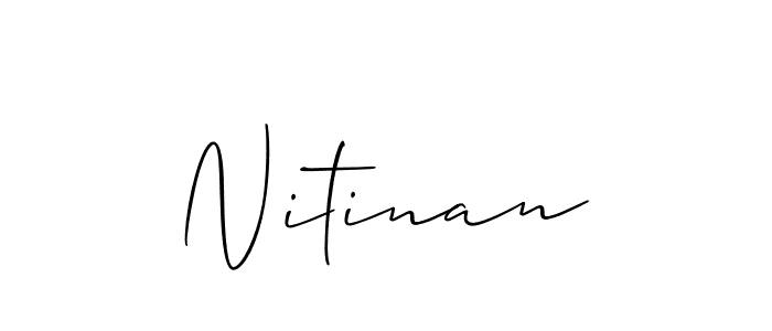 Also You can easily find your signature by using the search form. We will create Nitinan name handwritten signature images for you free of cost using Allison_Script sign style. Nitinan signature style 2 images and pictures png