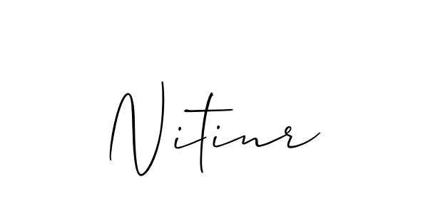 Make a beautiful signature design for name Nitinr. Use this online signature maker to create a handwritten signature for free. Nitinr signature style 2 images and pictures png