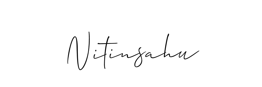 Best and Professional Signature Style for Nitinsahu. Allison_Script Best Signature Style Collection. Nitinsahu signature style 2 images and pictures png