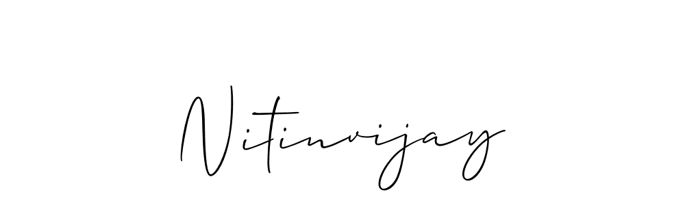 Also You can easily find your signature by using the search form. We will create Nitinvijay name handwritten signature images for you free of cost using Allison_Script sign style. Nitinvijay signature style 2 images and pictures png