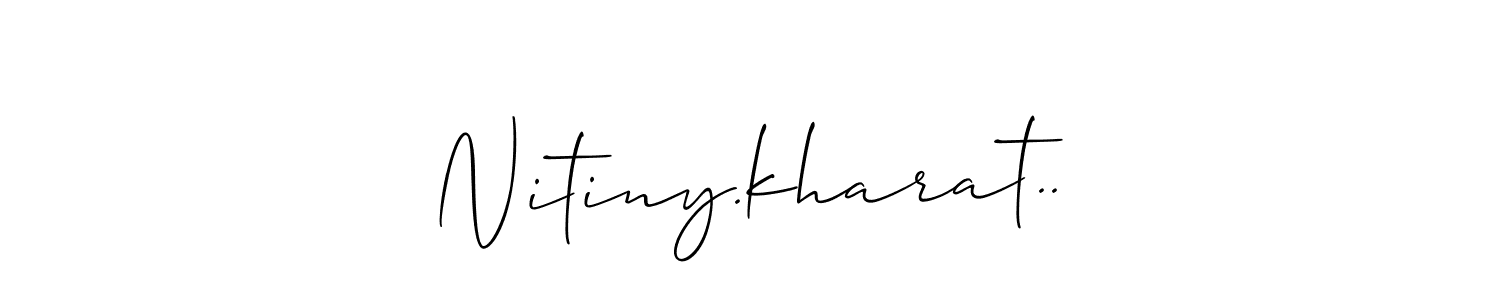Here are the top 10 professional signature styles for the name Nitiny.kharat... These are the best autograph styles you can use for your name. Nitiny.kharat.. signature style 2 images and pictures png
