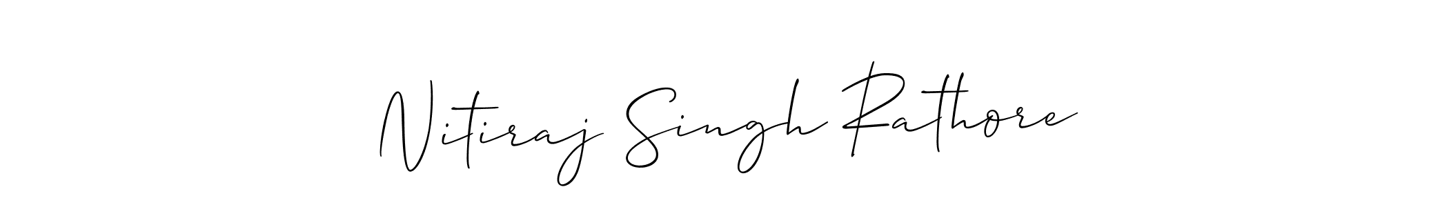 How to make Nitiraj Singh Rathore signature? Allison_Script is a professional autograph style. Create handwritten signature for Nitiraj Singh Rathore name. Nitiraj Singh Rathore signature style 2 images and pictures png