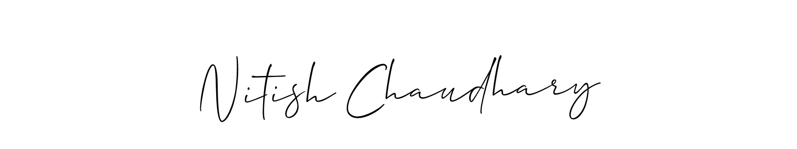 Here are the top 10 professional signature styles for the name Nitish Chaudhary. These are the best autograph styles you can use for your name. Nitish Chaudhary signature style 2 images and pictures png