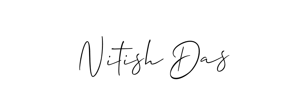 Make a short Nitish Das signature style. Manage your documents anywhere anytime using Allison_Script. Create and add eSignatures, submit forms, share and send files easily. Nitish Das signature style 2 images and pictures png