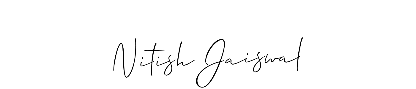 Once you've used our free online signature maker to create your best signature Allison_Script style, it's time to enjoy all of the benefits that Nitish Jaiswal name signing documents. Nitish Jaiswal signature style 2 images and pictures png