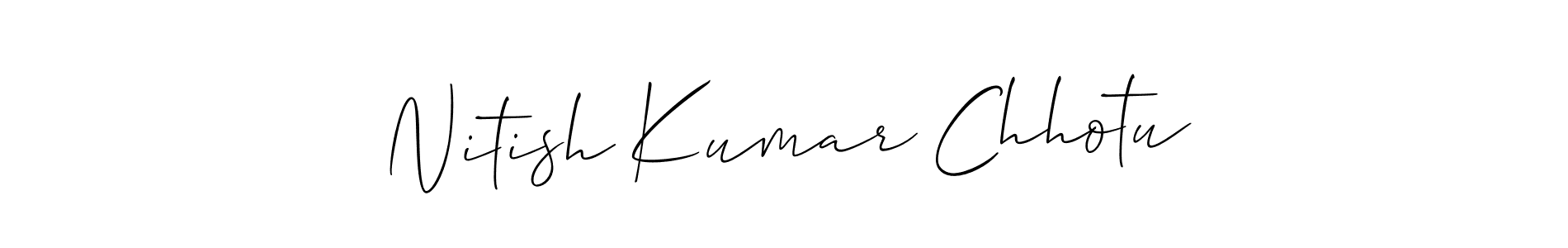 Make a beautiful signature design for name Nitish Kumar Chhotu. Use this online signature maker to create a handwritten signature for free. Nitish Kumar Chhotu signature style 2 images and pictures png