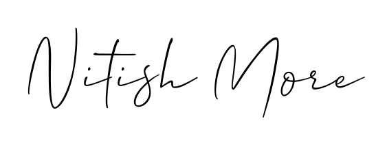The Allison_Script font transforms the name Nitish More into an executive sign with sharp precision and distinguished character. Nitish More signature style 2 images and pictures png