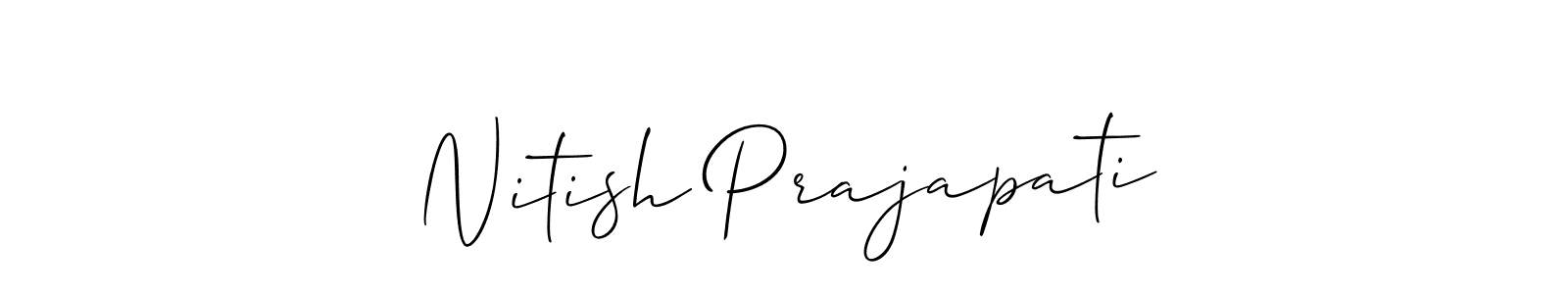 See photos of Nitish Prajapati official signature by Spectra . Check more albums & portfolios. Read reviews & check more about Allison_Script font. Nitish Prajapati signature style 2 images and pictures png