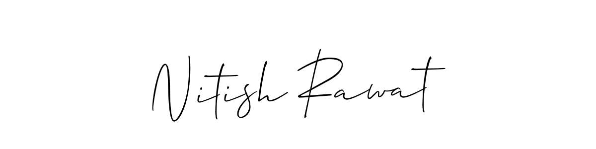 Check out images of Autograph of Nitish Rawat name. Actor Nitish Rawat Signature Style. Allison_Script is a professional sign style online. Nitish Rawat signature style 2 images and pictures png