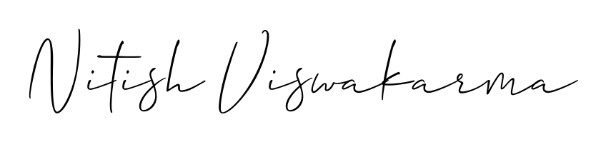 Also You can easily find your signature by using the search form. We will create Nitish Viswakarma name handwritten signature images for you free of cost using Allison_Script sign style. Nitish Viswakarma signature style 2 images and pictures png