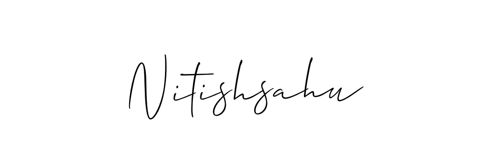 Also You can easily find your signature by using the search form. We will create Nitishsahu name handwritten signature images for you free of cost using Allison_Script sign style. Nitishsahu signature style 2 images and pictures png