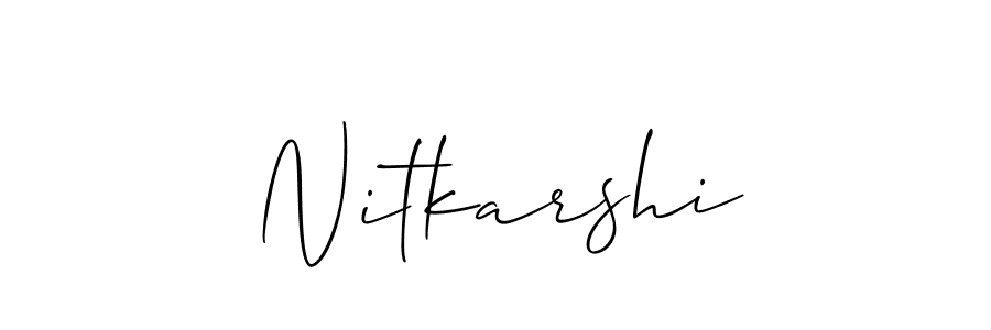 It looks lik you need a new signature style for name Nitkarshi. Design unique handwritten (Allison_Script) signature with our free signature maker in just a few clicks. Nitkarshi signature style 2 images and pictures png