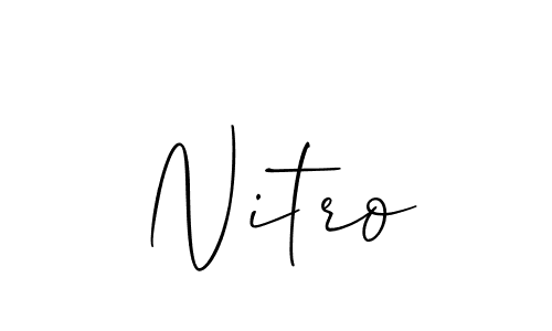 Similarly Allison_Script is the best handwritten signature design. Signature creator online .You can use it as an online autograph creator for name Nitro. Nitro signature style 2 images and pictures png