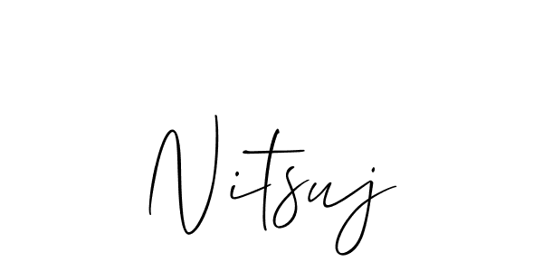Best and Professional Signature Style for Nitsuj. Allison_Script Best Signature Style Collection. Nitsuj signature style 2 images and pictures png