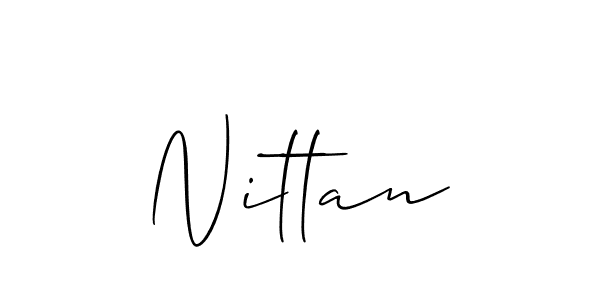 You can use this online signature creator to create a handwritten signature for the name Nittan. This is the best online autograph maker. Nittan signature style 2 images and pictures png