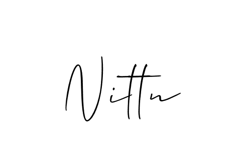 It looks lik you need a new signature style for name Nittn. Design unique handwritten (Allison_Script) signature with our free signature maker in just a few clicks. Nittn signature style 2 images and pictures png