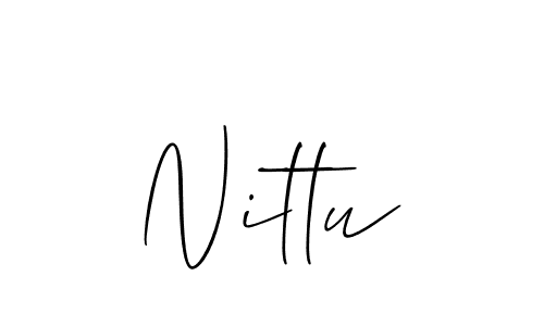 Check out images of Autograph of Nittu name. Actor Nittu Signature Style. Allison_Script is a professional sign style online. Nittu signature style 2 images and pictures png