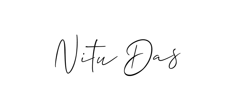 Nitu Das stylish signature style. Best Handwritten Sign (Allison_Script) for my name. Handwritten Signature Collection Ideas for my name Nitu Das. Nitu Das signature style 2 images and pictures png