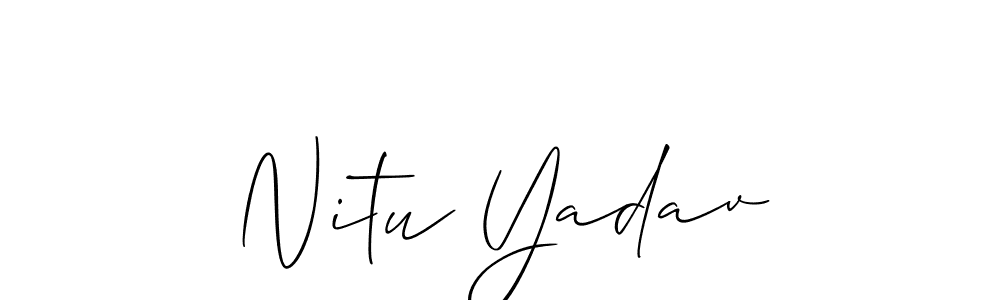 You can use this online signature creator to create a handwritten signature for the name Nitu Yadav. This is the best online autograph maker. Nitu Yadav signature style 2 images and pictures png