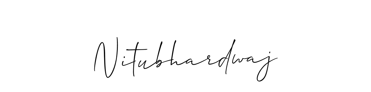 Similarly Allison_Script is the best handwritten signature design. Signature creator online .You can use it as an online autograph creator for name Nitubhardwaj. Nitubhardwaj signature style 2 images and pictures png