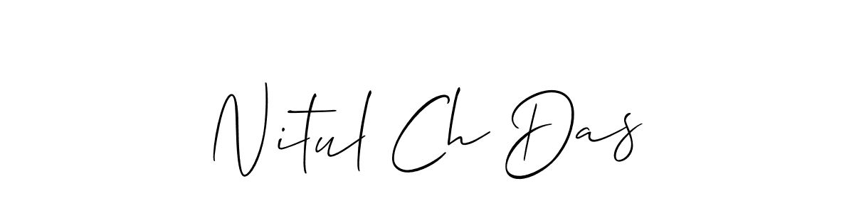 You should practise on your own different ways (Allison_Script) to write your name (Nitul Ch Das) in signature. don't let someone else do it for you. Nitul Ch Das signature style 2 images and pictures png
