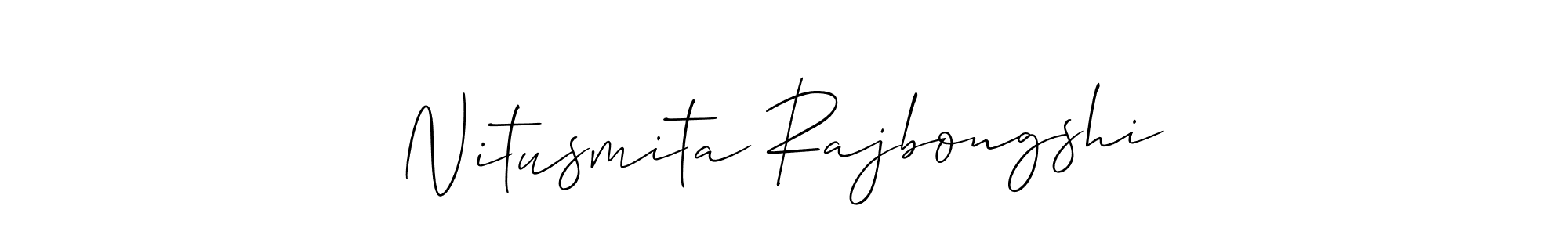 How to Draw Nitusmita Rajbongshi signature style? Allison_Script is a latest design signature styles for name Nitusmita Rajbongshi. Nitusmita Rajbongshi signature style 2 images and pictures png