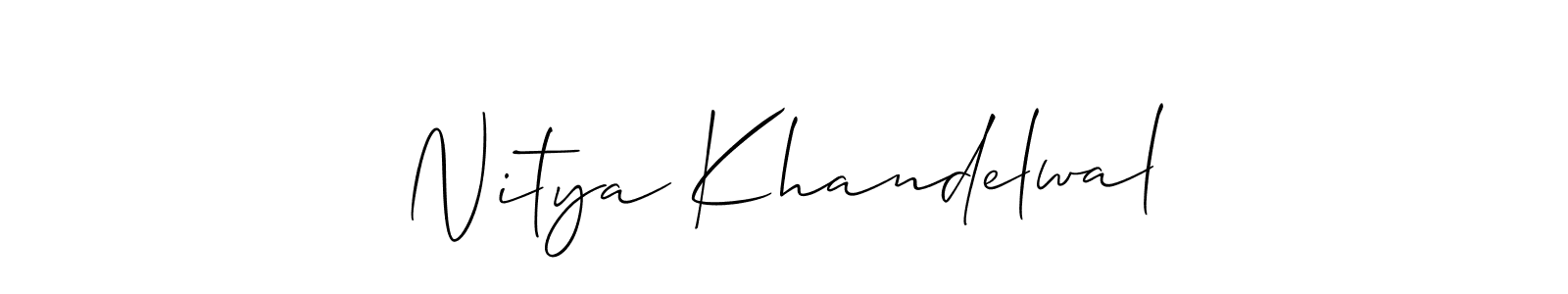 Once you've used our free online signature maker to create your best signature Allison_Script style, it's time to enjoy all of the benefits that Nitya Khandelwal name signing documents. Nitya Khandelwal signature style 2 images and pictures png