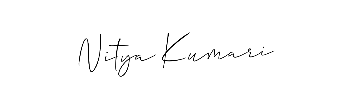 You can use this online signature creator to create a handwritten signature for the name Nitya Kumari. This is the best online autograph maker. Nitya Kumari signature style 2 images and pictures png