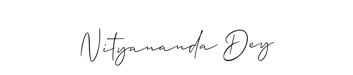 Make a short Nityananda Dey signature style. Manage your documents anywhere anytime using Allison_Script. Create and add eSignatures, submit forms, share and send files easily. Nityananda Dey signature style 2 images and pictures png