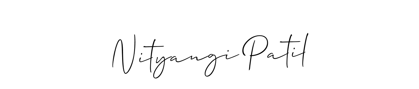 It looks lik you need a new signature style for name Nityangi Patil. Design unique handwritten (Allison_Script) signature with our free signature maker in just a few clicks. Nityangi Patil signature style 2 images and pictures png