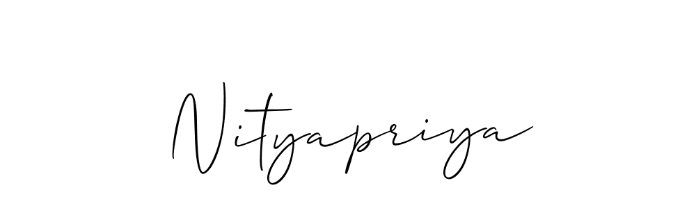 How to Draw Nityapriya signature style? Allison_Script is a latest design signature styles for name Nityapriya. Nityapriya signature style 2 images and pictures png