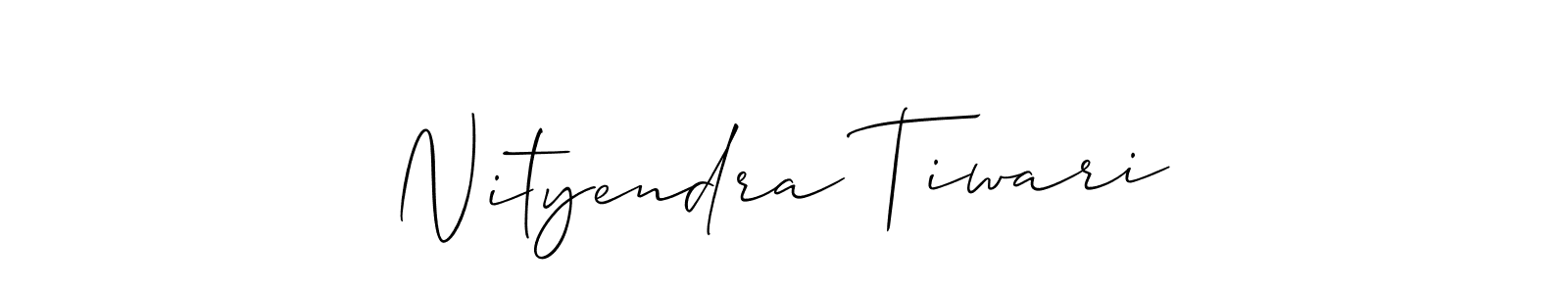 Nityendra Tiwari stylish signature style. Best Handwritten Sign (Allison_Script) for my name. Handwritten Signature Collection Ideas for my name Nityendra Tiwari. Nityendra Tiwari signature style 2 images and pictures png