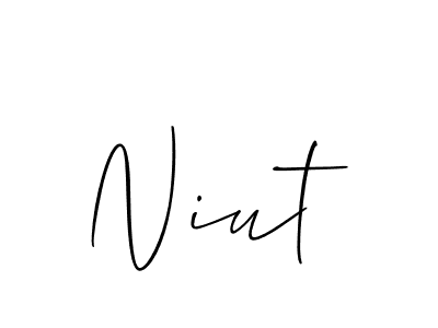 Once you've used our free online signature maker to create your best signature Allison_Script style, it's time to enjoy all of the benefits that Niut name signing documents. Niut signature style 2 images and pictures png
