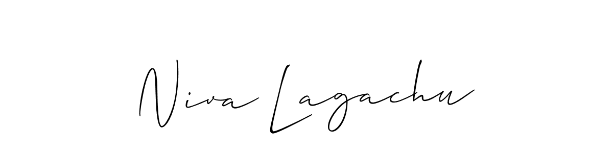 Here are the top 10 professional signature styles for the name Niva Lagachu. These are the best autograph styles you can use for your name. Niva Lagachu signature style 2 images and pictures png