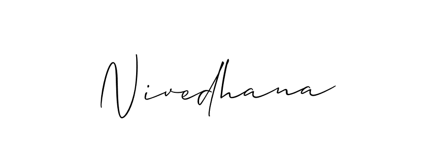 You can use this online signature creator to create a handwritten signature for the name Nivedhana. This is the best online autograph maker. Nivedhana signature style 2 images and pictures png