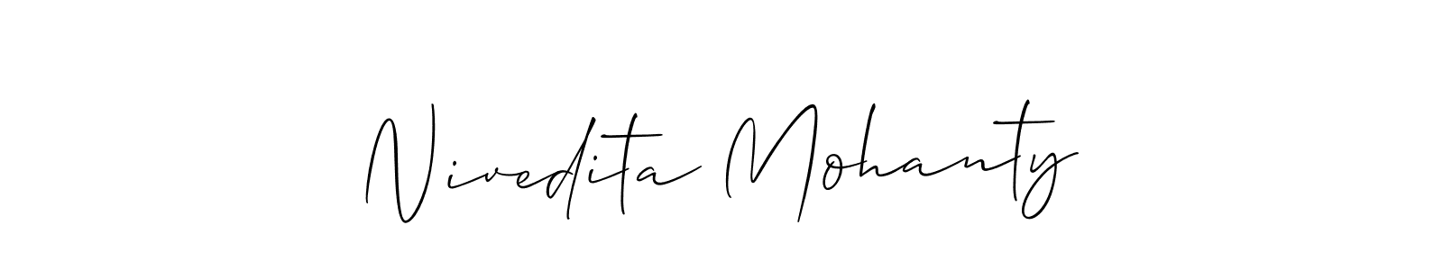 Make a beautiful signature design for name Nivedita Mohanty. Use this online signature maker to create a handwritten signature for free. Nivedita Mohanty signature style 2 images and pictures png