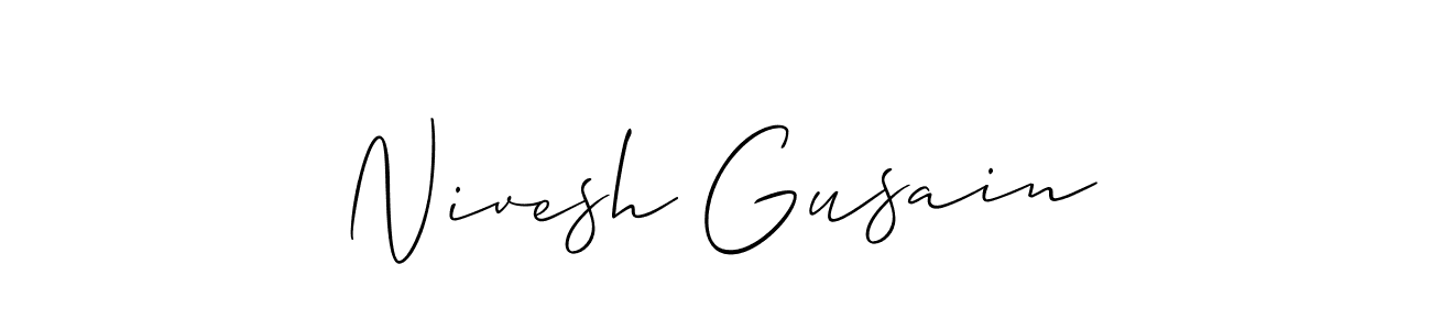 Here are the top 10 professional signature styles for the name Nivesh Gusain. These are the best autograph styles you can use for your name. Nivesh Gusain signature style 2 images and pictures png