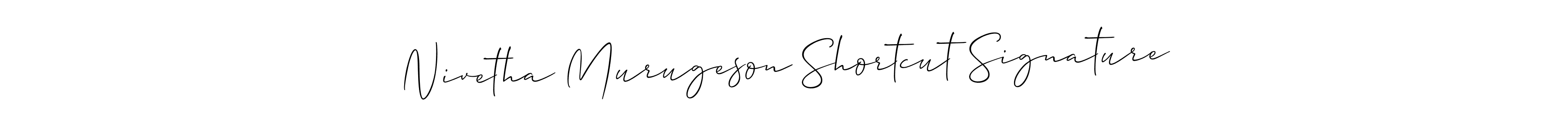 This is the best signature style for the Nivetha Murugeson Shortcut Signature name. Also you like these signature font (Allison_Script). Mix name signature. Nivetha Murugeson Shortcut Signature signature style 2 images and pictures png