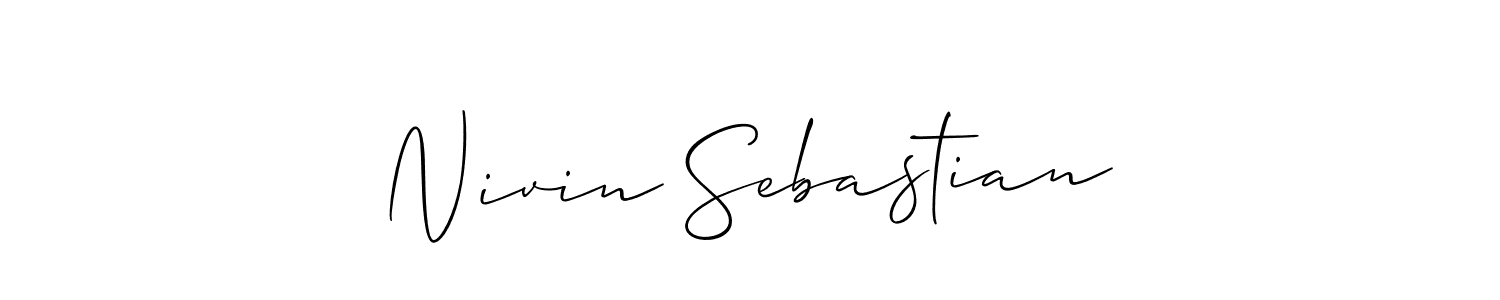 Check out images of Autograph of Nivin Sebastian name. Actor Nivin Sebastian Signature Style. Allison_Script is a professional sign style online. Nivin Sebastian signature style 2 images and pictures png