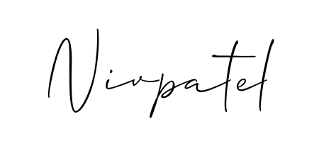 Upgrade your professional image with Nivpatel signature created with Allison_Script font. Fast, free, and watermark-free download. Nivpatel signature style 2 images and pictures png