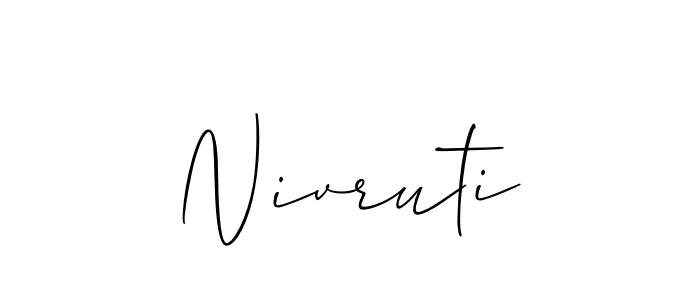 You can use this online signature creator to create a handwritten signature for the name Nivruti. This is the best online autograph maker. Nivruti signature style 2 images and pictures png