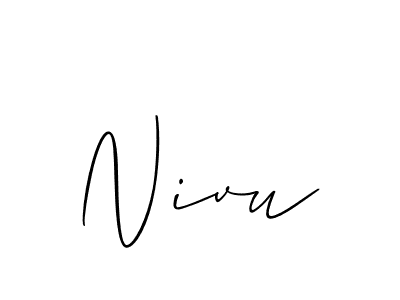 Once you've used our free online signature maker to create your best signature Allison_Script style, it's time to enjoy all of the benefits that Nivu name signing documents. Nivu signature style 2 images and pictures png