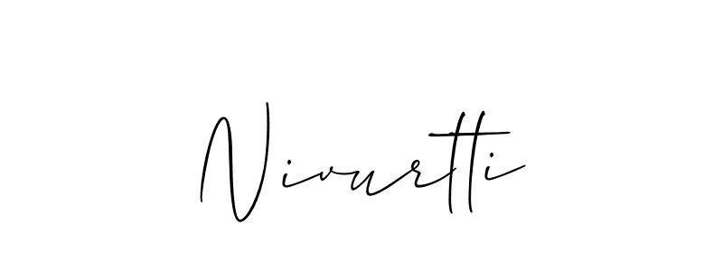 It looks lik you need a new signature style for name Nivurtti. Design unique handwritten (Allison_Script) signature with our free signature maker in just a few clicks. Nivurtti signature style 2 images and pictures png